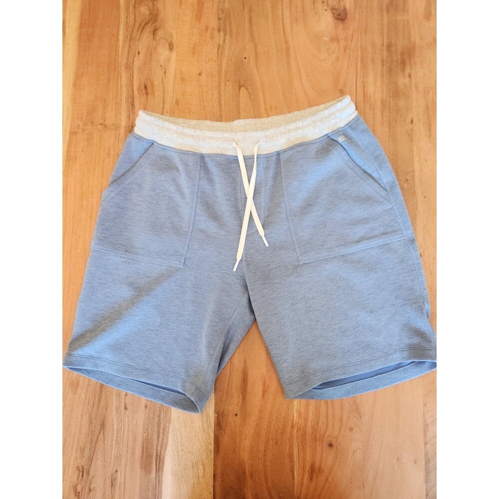 Kenneth Cole Blue Athletic Performance Drawstring Shorts Men's Size Large EUC